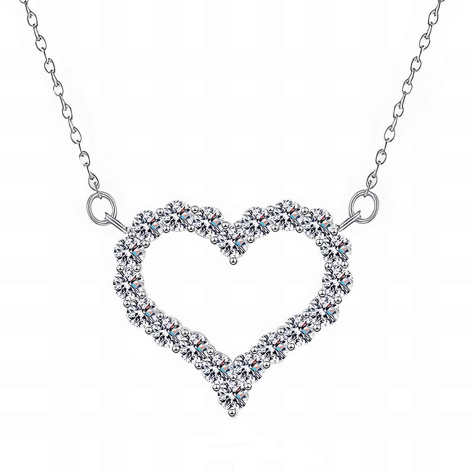 "Heart" Necklace, Stainless Steel