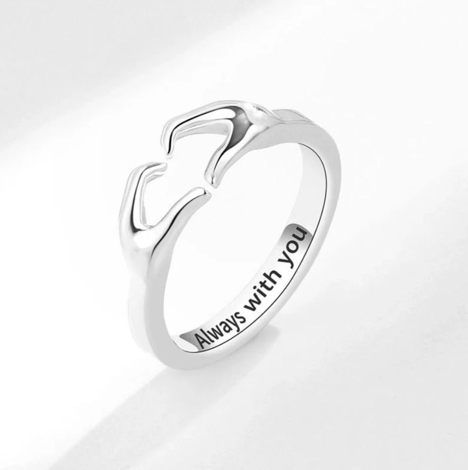 Love Ring, White Gold