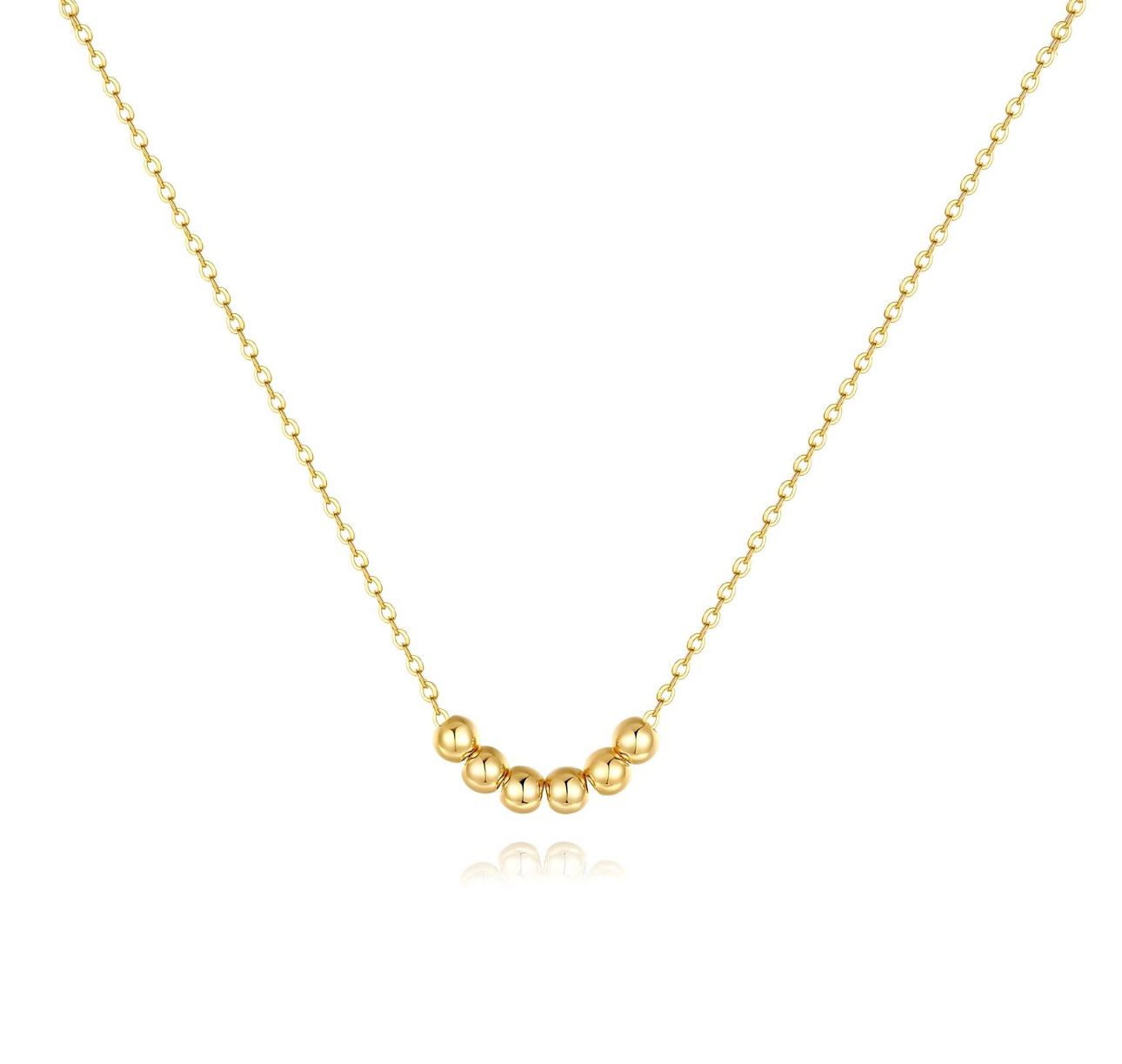 Necklace, 18K Gold Plated Stainless Steel
