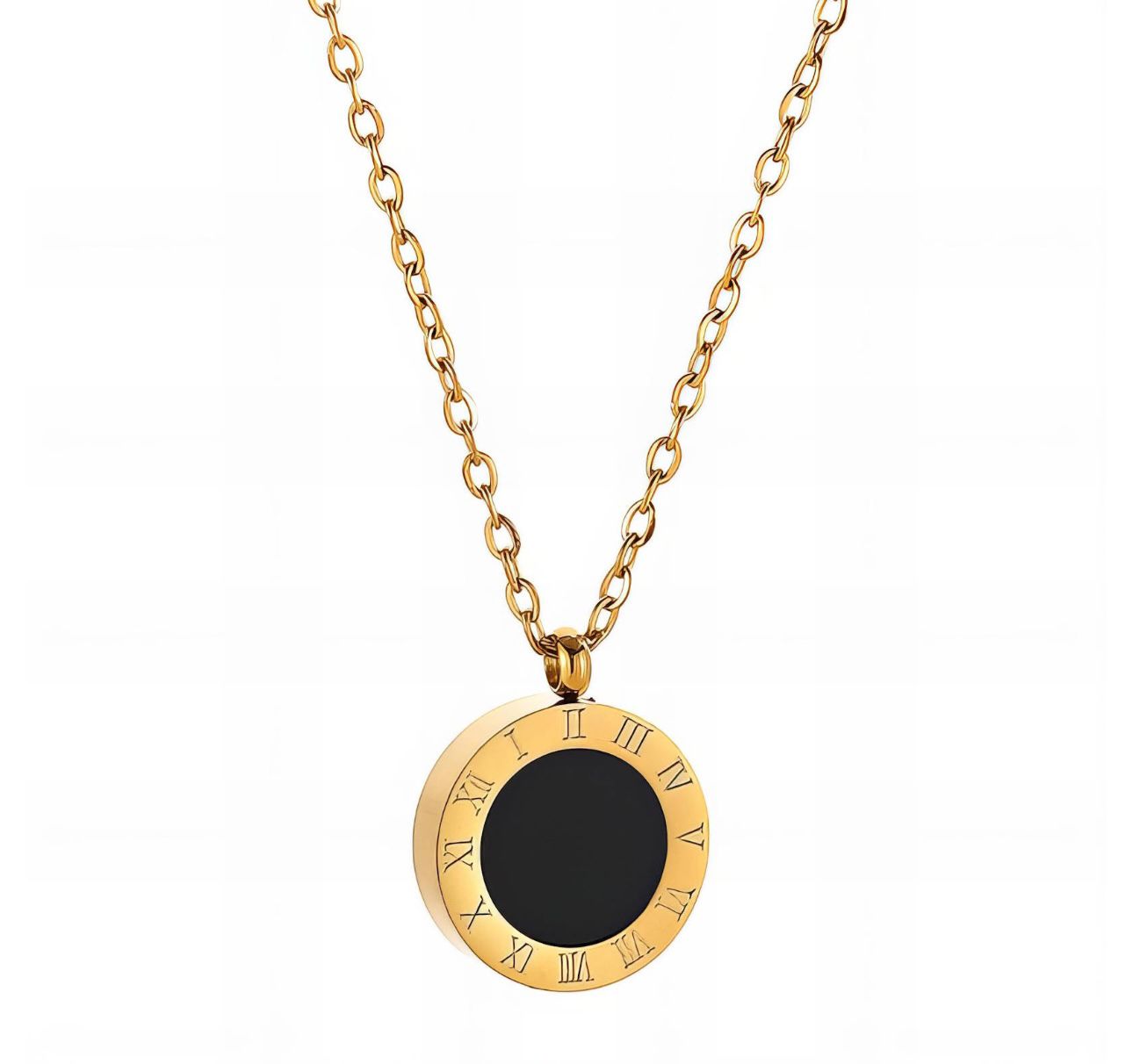 Necklace, 18K Gold Plated Stainless Steel