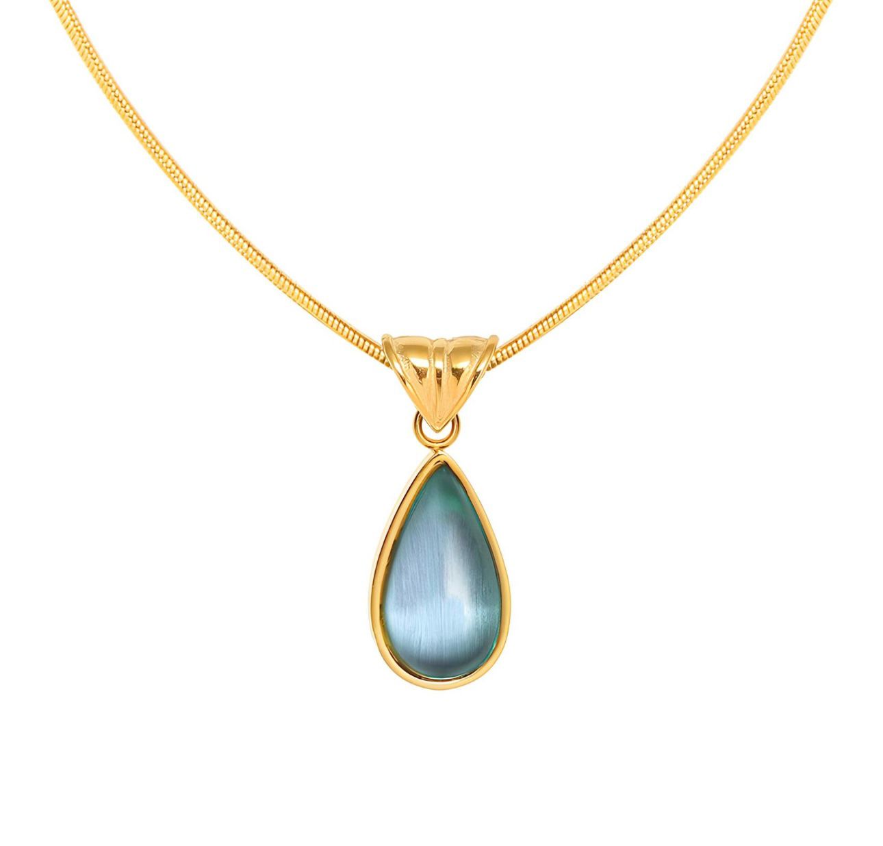 Necklace, 18K Gold Plated Stainless Steel